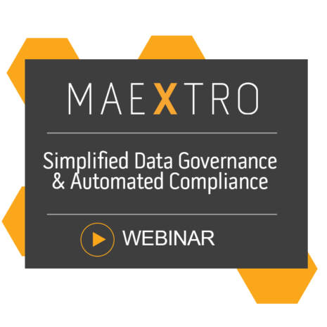 Simplified Data Governance & Automated Compliance with Maextro (Webinar 11th June 2020)