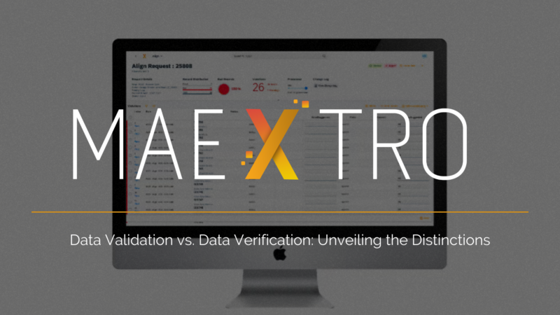 difference between data validation and data verification