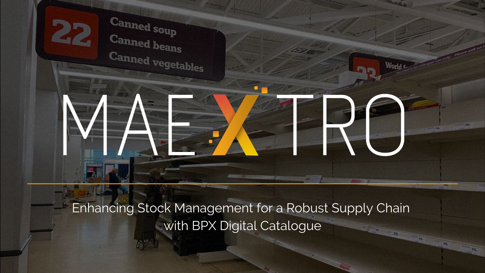Enhancing Stock Management for a Robust Supply Chain with BPX Digital Catalogue